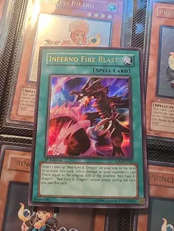 Yugioh Inferno Fire Blast SOD-EN042 Ultra Rare 1st Edition - Image 1