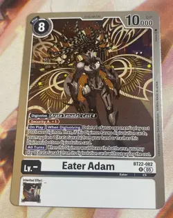Digimon Card Game Eater Adam BT22-082 R Cyber Eden - Image 1