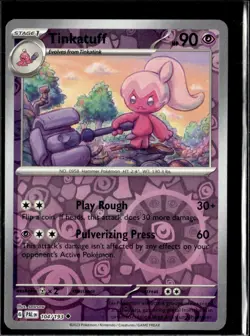 Pokemon Tinkatuff 103/193 Paldea Evolved Non Holo Uncommon 5 Card Lot LP - Image 1