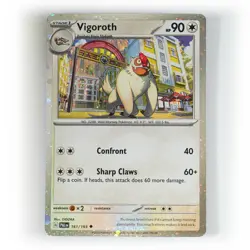 Pokemon - Vigoroth - Cosmos Holo - 160/193 - SV Paldea Evolved - Promo Card - Image 1