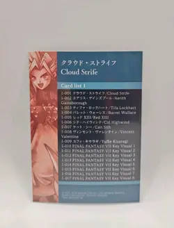 Cloud Strife - Final Fantasy VII TCG Anniversary Art Museum Card - Image 4