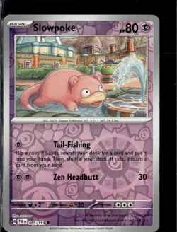 Pokemon Slowpoke 085/193 Paldea Evolved Non Holo Common 5 Card Lot LP - Image 1