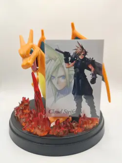 Cloud Strife 2 - Final Fantasy VII TCG Anniversary Art Museum Card - Image 1