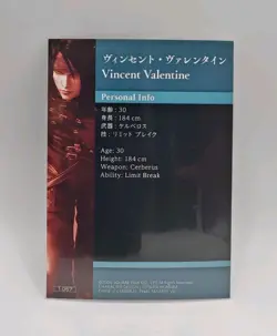 Vincent Valentine - Final Fantasy VII TCG Anniversary Art Museum Card - Image 4