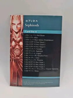 Sephiroth - Final Fantasy VII TCG Anniversary Art Museum Card - Image 4