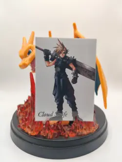 Cloud Strife 3 - Final Fantasy VII TCG Anniversary Art Museum Card - Image 1