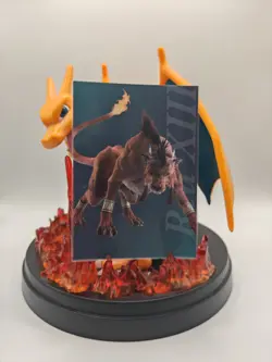 Red XIII - Final Fantasy VII TCG Anniversary Art Museum Card - Image 1