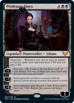 mtg magic Professor Onyx ENGLISH strixhaven Professeur Onyx - Image 1