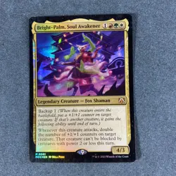 1 X MTG Commander March of the Machine Bright-Palm, Soul Awakener foil #1 - Image 1