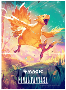 MTG Final Fantasy Chocobo Race Mini Poster & Pin Badge Set Prize New Japan 2025 - Image 5