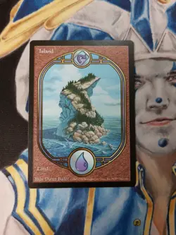 Island MTG Unglued Common Land Lightly Played x1 CD5 - Image 1