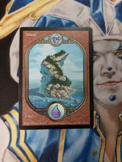 Island MTG Unglued Common Land Lightly Played x1 CD5 - Image 2