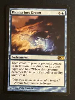 1x Dismiss into Dream (50) Core Set 2014 M14 LP MTG Magic the Gathering x1 MKE - Image 1