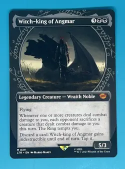 Mtg Lord Of The Rings Witch-king of Angmar (Showcase) - Image 1