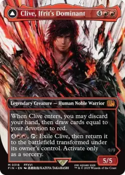 MTG English Clive, Ifrit's Dominant (Borderless) (0318) NM Normal - Image 1