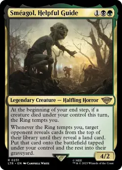 MTG Smeagol, Helpful Guide LTR Rare Legendary Creature - Halfling Horror NM - Image 2