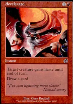 Accelerate - Light Play MTG Torment - Image 1