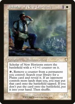 Scholar of New Horizons - Retro Frame BRC LP MTG - Image 1