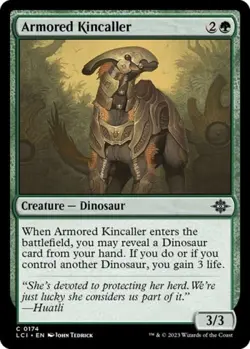 Armored Kincaller -Foil Near Mint MTG The Lost Caverns of Ixalan - Image 1