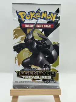 Pokemon Black & White Legendary Treasures Booster Pack NEW Sealed Zekrom - Image 1