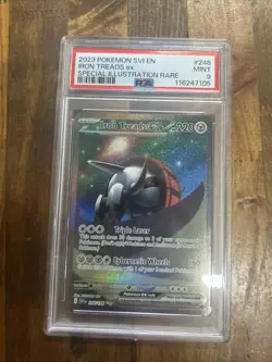 Graded PSA 9 2023 Pokemon SVI EN Iron Threads ex Special Illustration Rare #248 - Image 1