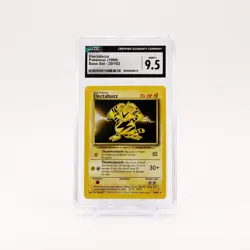 Electabuzz - 20/102 CGC 9.5 Base Set Unlimited Rare Pokemon SCUFFED CASE - MINT+ - Image 1