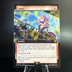 Snort (Extended Art) -Foil Near Mint MTG Commander: FINAL FANTASY - Image 1