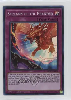 Screams of the Branded 1st Ed. YuGiOh Tin Pharaoh's Gods #MP22-EN103 1at2 - Image 1