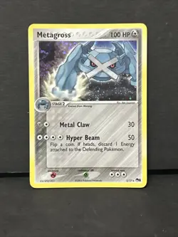 Pokemon TCG Metagross POP Series 1 Card 2/17 Cosmos Non Holo Rare NM - Image 1