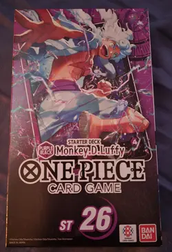 One Piece ST-26 D. Luffy Starter Deck Purple Black Monkey Card Game - Image 1