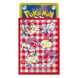 Pikachu Heart Red version Individual Card Sleeve Pokemon Center Japan Exclusive - Image 1