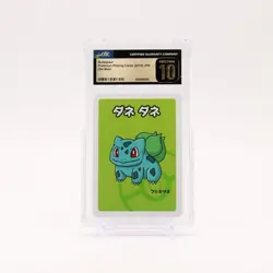 Bulbasaur - Old Maid CGC 10 Japanese Pokemon Playing Card - PRISTINE - Image 1