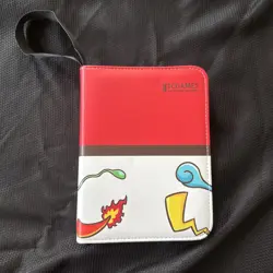 TCGAMES Pokemon 3-ring Card Binder, 4 Pocket, 55 Page Collector's Album - Image 1