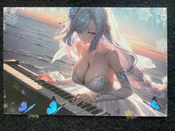 Matchmaker 2 Spicy Waifu NSFW A5 Size Card Board Shenhe Genshin Impact Piano 2 - Image 1