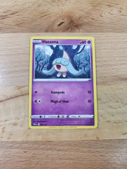 Hatenna - New 2025 McDonalds Happy Meal Pokemon Dragon Discovery Card 005/015 - Image 1