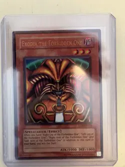1996 Exodia The Forbidden One You-Gi-Oh Card - Image 1