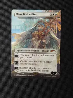 [1x] Miku Divine Diva - Elspeth Tirel Near Mint Non-foil English Secret Lair MTG - Image 1