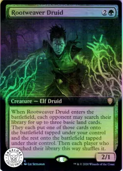 MTG Rootweaver Druid (Extended Art) (684) | NM Foil | Commander Legends (CMR) - Image 1