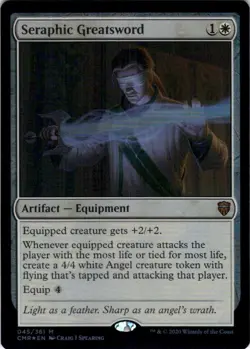 MTG Seraphic Greatsword (45) | NM Foil | Commander Legends (CMR) - Image 2