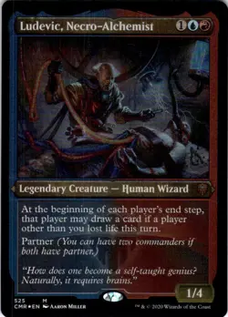 MTG Ludevic, Necro-Alchemist (Etched) (525) | NM Foil | Commander Legends (CMR) - Image 2