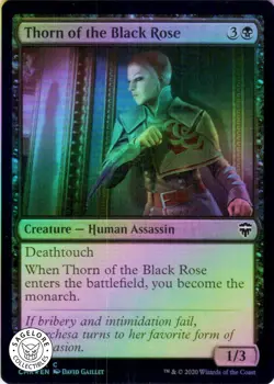 MTG Thorn of the Black Rose (154) | NM Foil | Commander Legends (CMR) - Image 1