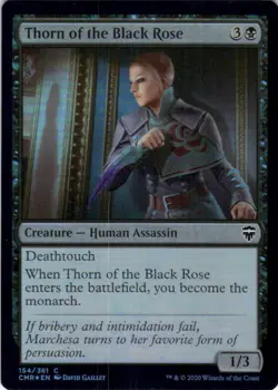 MTG Thorn of the Black Rose (154) | NM Foil | Commander Legends (CMR) - Image 2