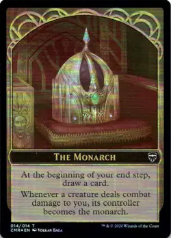 MTG Soldier - The Monarch Token (2 // 14) | NM Foil | Commander Legends (CMR) - Image 3