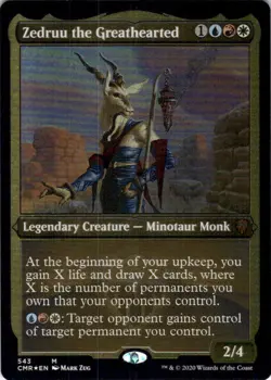 MTG Zedruu the Greathearted (Etched) (543) | NM Foil | Commander Legends (CMR) - Image 2