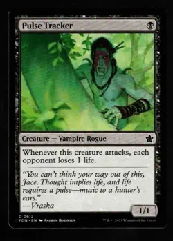 4x Pulse Tracker-Magic the Gathering-MTG-Foundations-Near Mint-4x - Image 1