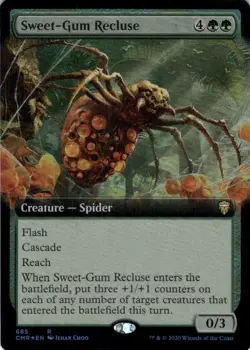 MTG Sweet-Gum Recluse (Extended Art) (685) | NM Foil | Commander Legends (CMR) - Image 2