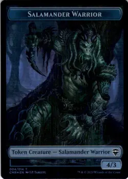 MTG Salamander Warrior - Zombie Token (4 // 6) | NM Foil | Commander Legends - Image 2