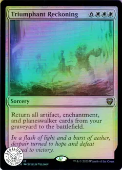MTG Triumphant Reckoning (52) | NM Foil | Commander Legends (CMR) - Image 1