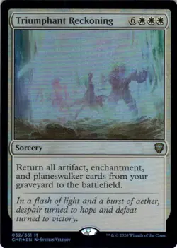 MTG Triumphant Reckoning (52) | NM Foil | Commander Legends (CMR) - Image 2