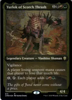 MTG Yurlok of Scorch Thrash (Etched) (613) | NM Foil | Commander Legends (CMR) - Image 2